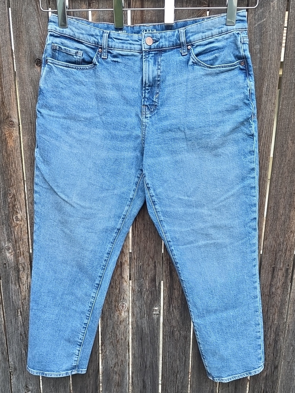 a.n.a Women's Boyfriend Jeans in Light Blue Denim Size 12